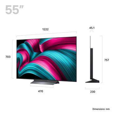 LG 55" C5 AI 4K OLED Smart TV (2025)