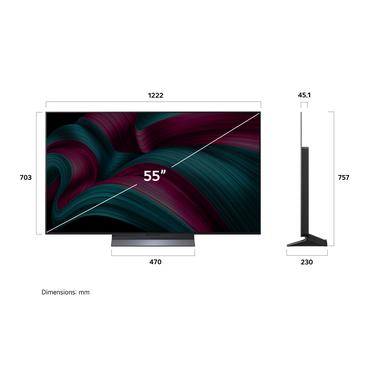 LG 55" C5 AI 4K OLED Smart TV (2025)
