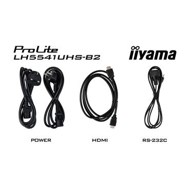 iiyama ProLite LH5541UHS-B2 55" Klass (54.6" visbar) LED-bakgrundsbelyst LCD-skärm