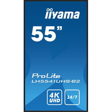 iiyama ProLite LH5541UHS-B2 55" Klass (54.6" visbar) LED-bakgrundsbelyst LCD-skärm