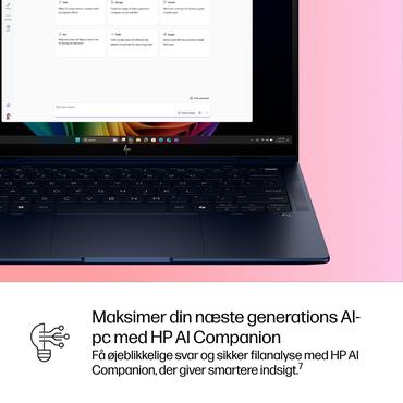 HP EliteBook X Flip G1i Notebook Next Gen AI B&auml;rbar dator - Intel Core Ultra 5 (Serie 2) 228V / 2.1 GHz - 32 GB LPDDR5X - 512 GB SSD PCIe - NVM Express (NVMe) - Intel Arc Graphics 140V upp till 53 TOPS - 14" IPS