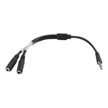 C2G 4-pin 3.5mm Male to Dual 3.5mm Female Adapter
