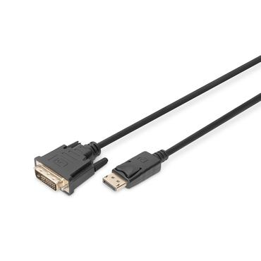 DIGITUS - videoadapterkabel - DisplayPort till DVI-D - 3 m