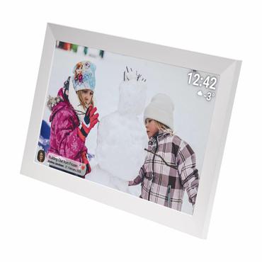 Denver PFF-1504W digital fotoramme Hvid 39,6 cm (15.6") Ber&oslash;ringssk&aelig;rm Wi-Fi