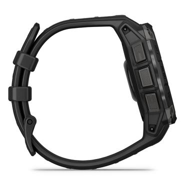 Garmin Instinct 3 AMOLED - fiberf&ouml;rst&auml;rkta polymerer - Ja smart klocka med band - 4 GB - svart