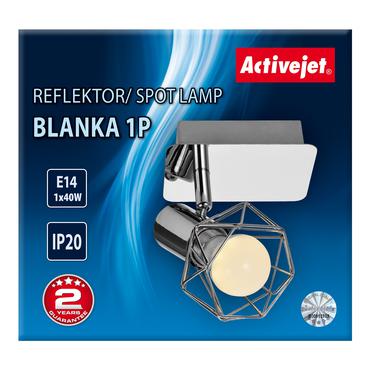 Activejet AJE-BLANKA 1P vægbelysning E14