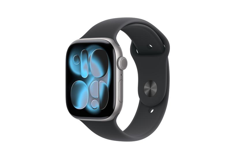 Apple Watch Series 11 OLED 46 mm Digital 416 x 496 pixel Berøringsskærm 5G Grå Wi-Fi GPS (satellit)