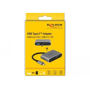 Delock Ekstern videoadapter - USB-C