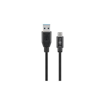 goobay - USB typ C-kabel - 24 pin USB-C till USB typ A - 2 m