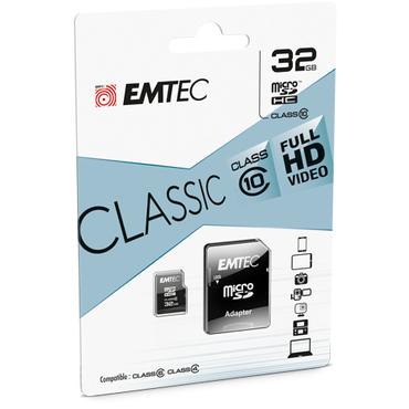 Emtec ECMSDM32GHC10CG hukommelseskort 32 GB MicroSD Klasse 10