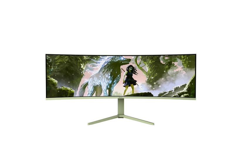 Arozzi Nova 49&rdquo; Curved computersk&aelig;rm 124,5 cm (49") 5120 x 1440 pixel Dual QHD LED Gr&oslash;n