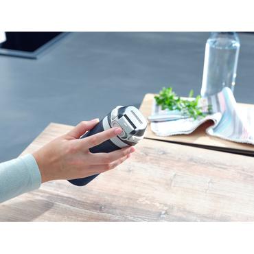 Leifheit 03247 rejsekrus 350 ml Sort, Blå Rustfrit stål