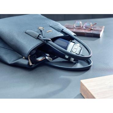 Leifheit 03247 rejsekrus 350 ml Sort, Blå Rustfrit stål