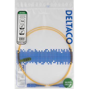 Deltaco SCSC-1-SUA InfiniBand og fiberoptisk kabel 1 m SC Gul