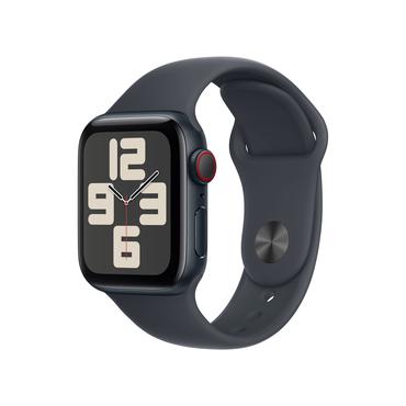 Apple Watch SE OLED 40 mm Digital 324 x 394 pixel Berøringsskærm 4G Sort Wi-Fi GPS (satellit)