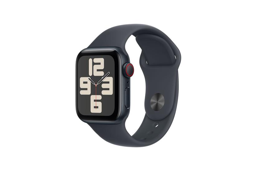 Apple Watch SE OLED 40 mm Digital 324 x 394 pixel Berøringsskærm 4G Sort Wi-Fi GPS (satellit)