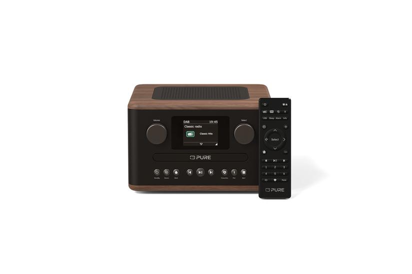 Pure Acoustics Radio - DAB+, FM - 15 W - 1 højttaler - Vekselstrøm - 2.1 g - TFT