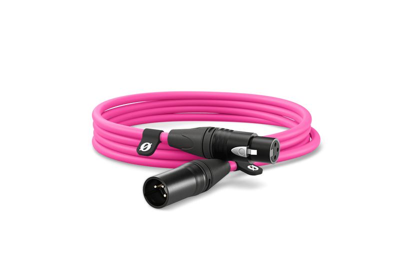 RØDE XLR3M-P lydkabel 3 m XLR Lyserød