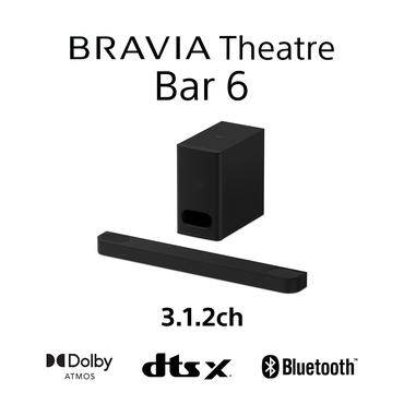 Sony BRAVIA Theater Bar 6 HT-B600 - lydbarsystem - til hjemmebiograf - tr&aring;dl&oslash;s