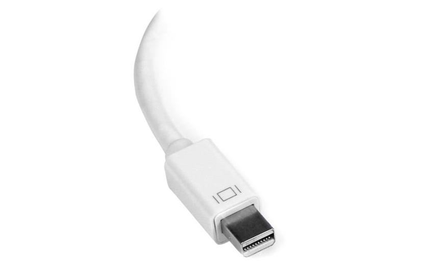 StarTech.com Mini DisplayPort till HDMI-adapter - Aktiv mDP till HDMI videokonverterare - 4K 30&nbsp;Hz - Mini DP eller Thunderbolt 1/2 Mac/PC till HDMI monitor/TV/bildsk&auml;rm - mDP 1.2 till HDMI-adapterdongel - Vit - videokort - Mini DisplayPort / HDMI - 15 cm