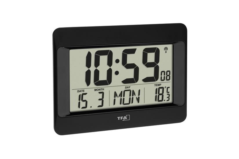 TFA 60.4519.01  Radio Controlled Clock with Temperature