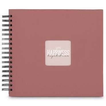 Hama 00009858 fotoalbum og arkbeskyttelse R&oslash;d 100 ark Spiral indbinding