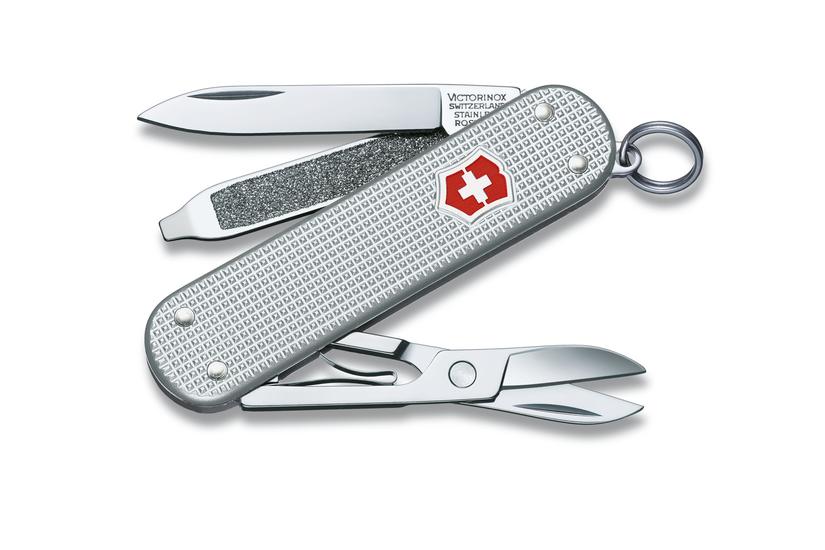 Victorinox Taschenmesser Classic Alox, Nagelfeile, Schraubendreher, Ring, Klinge, Schere, Kniv med flere v&aelig;rkt&oslash;jer