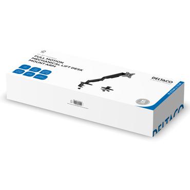 Monitor desk mount, mechanical spring, 17-32" 9 kg