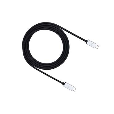 JustMobile AluCable USB-C - USB USB-kabel 2 m USB C Sort, Hvid