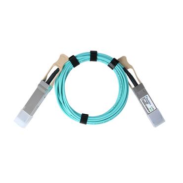 BlueOptics R0Z23A-BO InfiniBand og fiberoptisk kabel 15 m QSFP Turkis