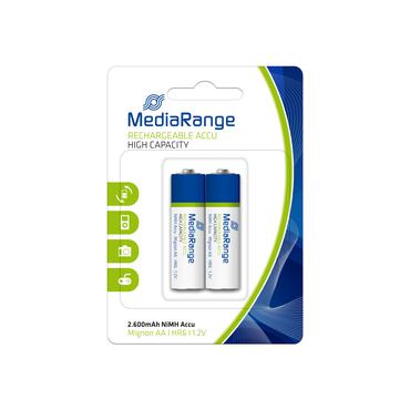 MediaRange MRBAT123 batteri x AA type - NiMH (pakke med 2)