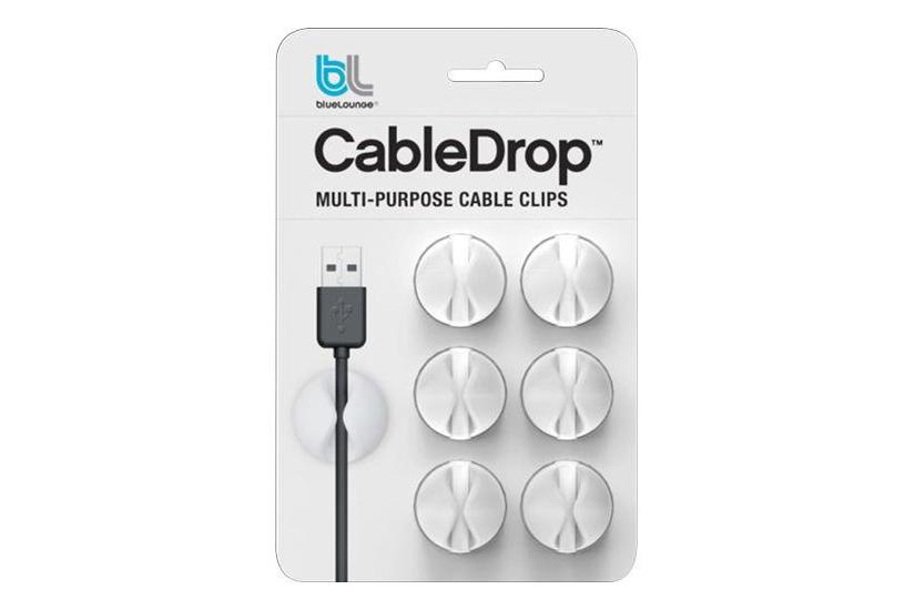 Bluelounge CableDrop kabelholder Hvid 6 stk
