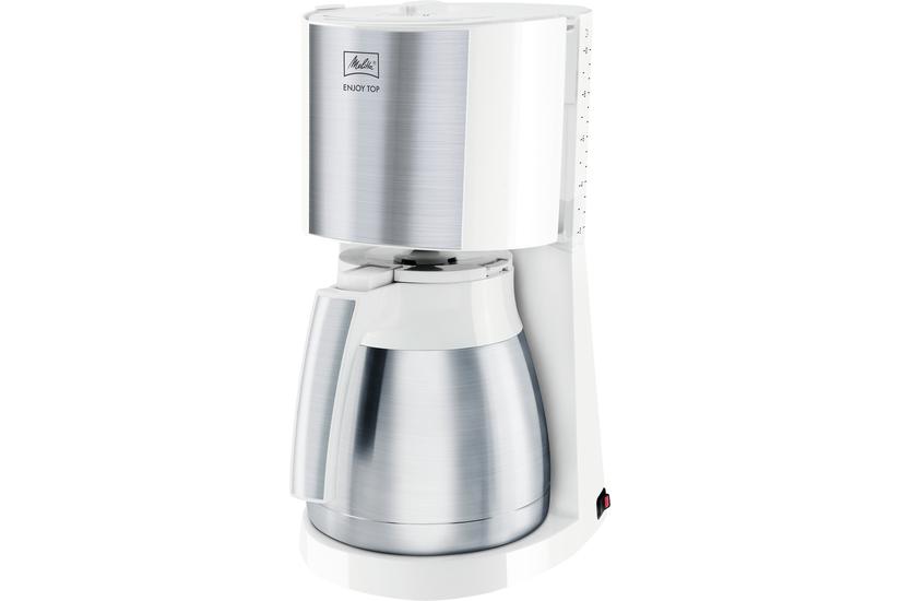 Melitta Enjoy Top Therm - kaffemaskine - hvid/rustfrit st&aring;l