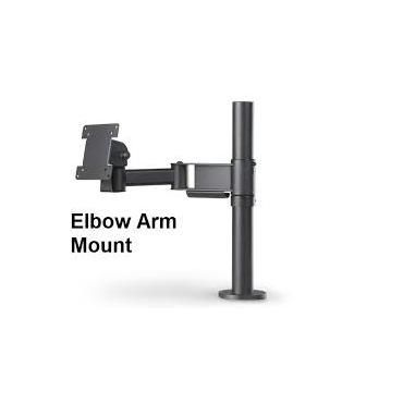 Ergonomic Solutions - SpacePole - komponenter til montering - for LCD display - sort