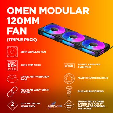 OMEN Modular 120mm FAN Triple Pack  Gehäuselüfter