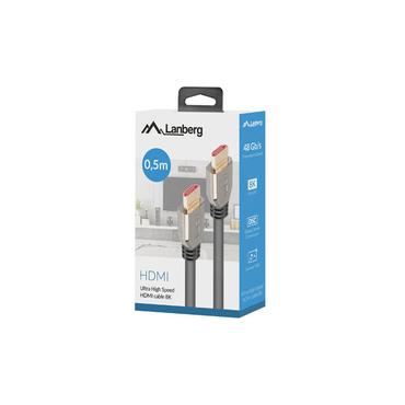 Lanberg HDMI-kabel - 50 cm