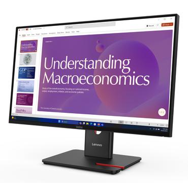 Lenovo ThinkVision T24D-40 computersk&aelig;rm 60,5 cm (23.8") 1920 x 1080 pixel Fuld HD LCD Sort
