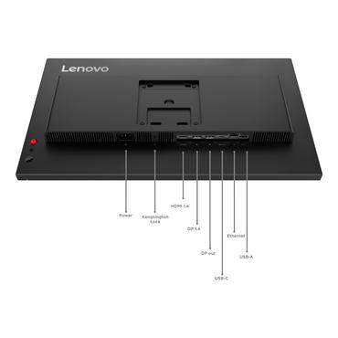 Lenovo ThinkVision T24D-40 computersk&aelig;rm 60,5 cm (23.8") 1920 x 1080 pixel Fuld HD LCD Sort