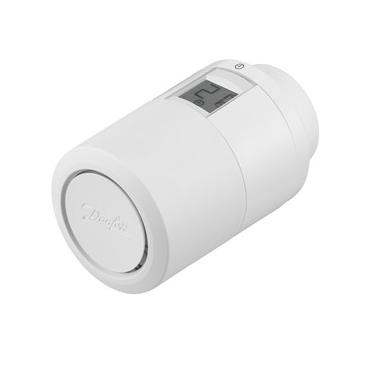 Danfoss Eco - radiatortermostat - Bluetooth - RAL 9016