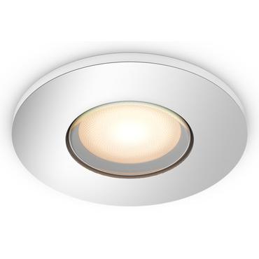 White Ambiance Adore Bathroom Einbau- und Einlege-Downlight (silber)
