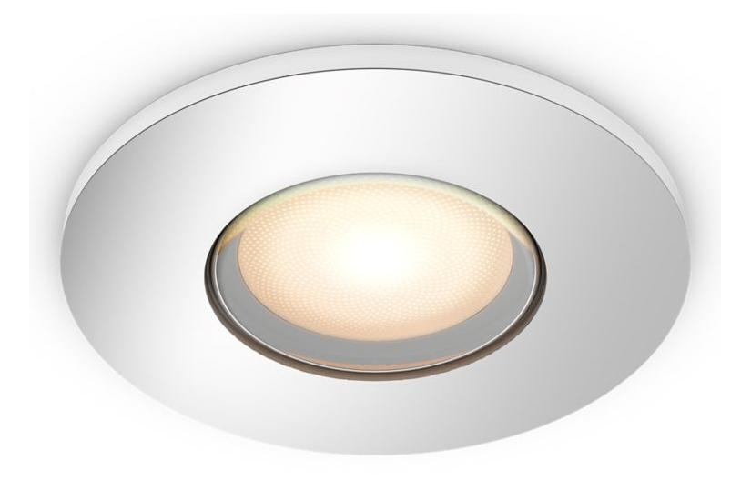 White Ambiance Adore Bathroom Einbau- und Einlege-Downlight (silber)