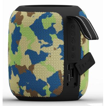 Gembird GMB Audio SPK-BT-LED-05-CM Bærbare højttalere og festhøjttalere Bærbar mono højttaler Camouflage 8 W