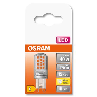Osram STAR LED-lampe Varm hvid 2700 K 4,2 W G9 E