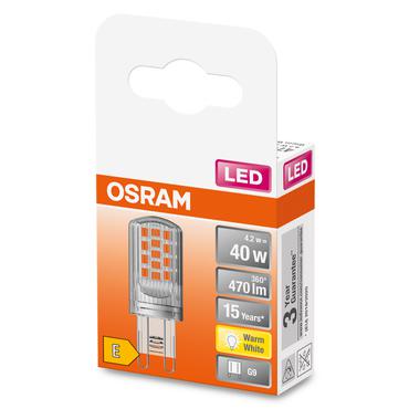 Osram STAR LED-lampe Varm hvid 2700 K 4,2 W G9 E