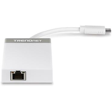 TRENDnet TUC-ETGH3 - n&auml;tverksadapter - USB-C - 1000Base-T x 1 + USB 3.0 x 3
