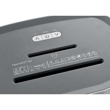 Dahle PS 420 papirmakulator Krydsmakulering 60 dB Sort, Grå