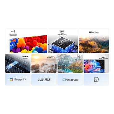 TCL 50P69K TV 127 cm (50") 4K Ultra HD Smart TV Wi-Fi Sort