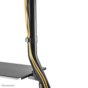 Neomounts NS-M3800 vogn med hjul - for LCD display / AV system - sort