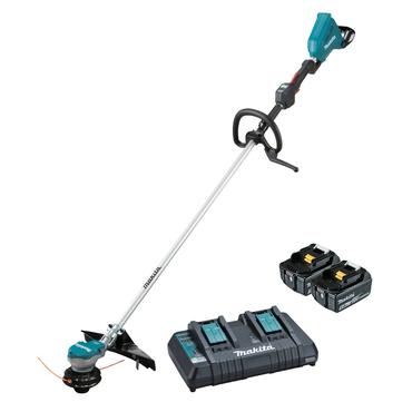 Makita DUR368LPT2 børsteskærer & strengtrimmerer 35 cm Batteri Sort, Blå