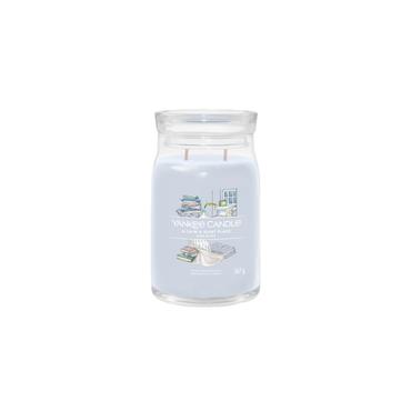 Yankee Candle A Calm & Quiet Place vokslys Cylinder Floral Gr&aring; 1 stk